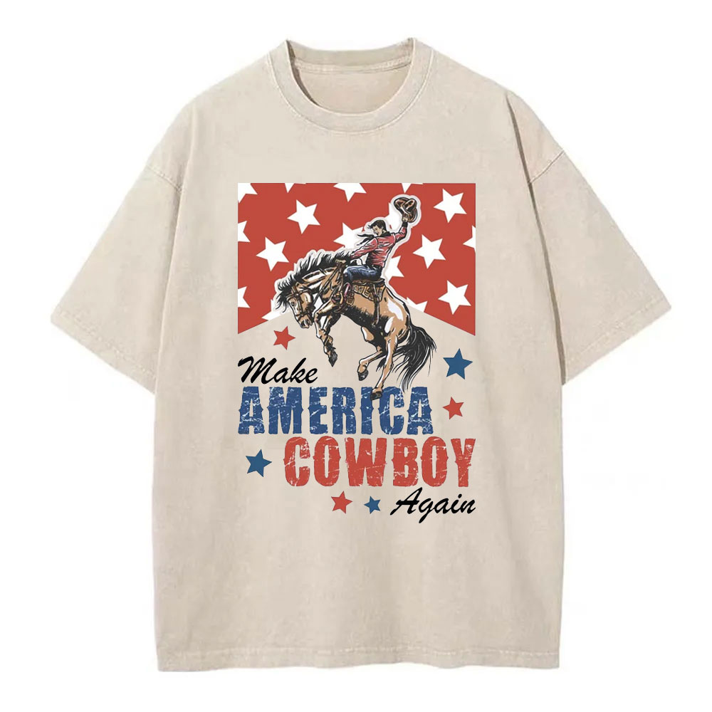 [Adults Tee] Make America Cowboy Again