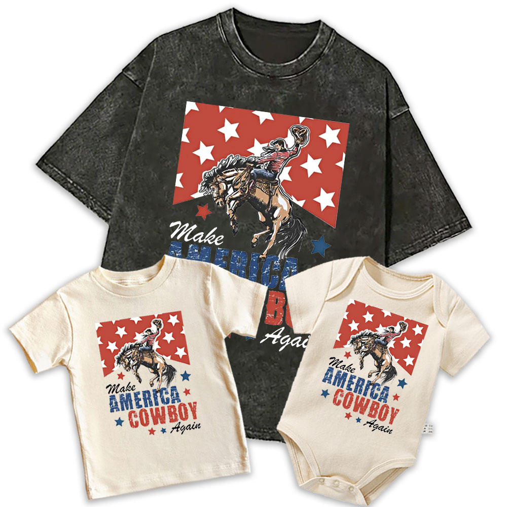 [Adults Tee] Make America Cowboy Again