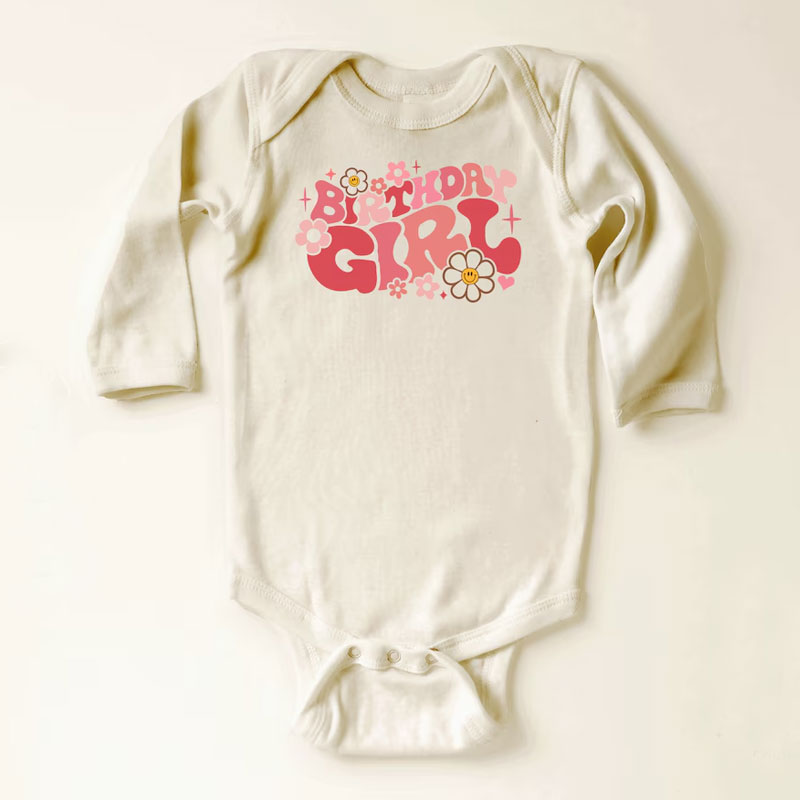 Pink Retro Birthday Babe Toddler Shirt