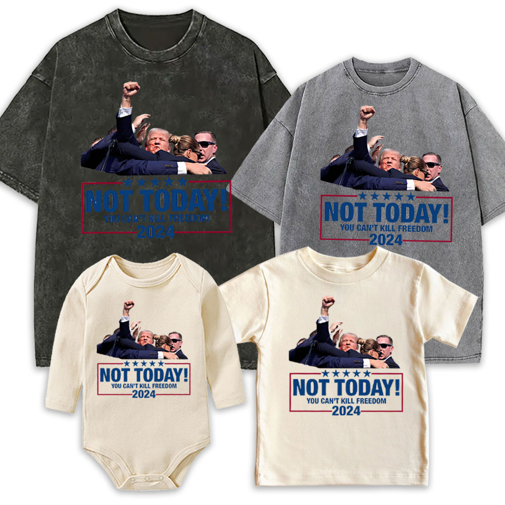 [Adults Tee] Fight For America, NOT TODAY, You Can't Kill Freedom