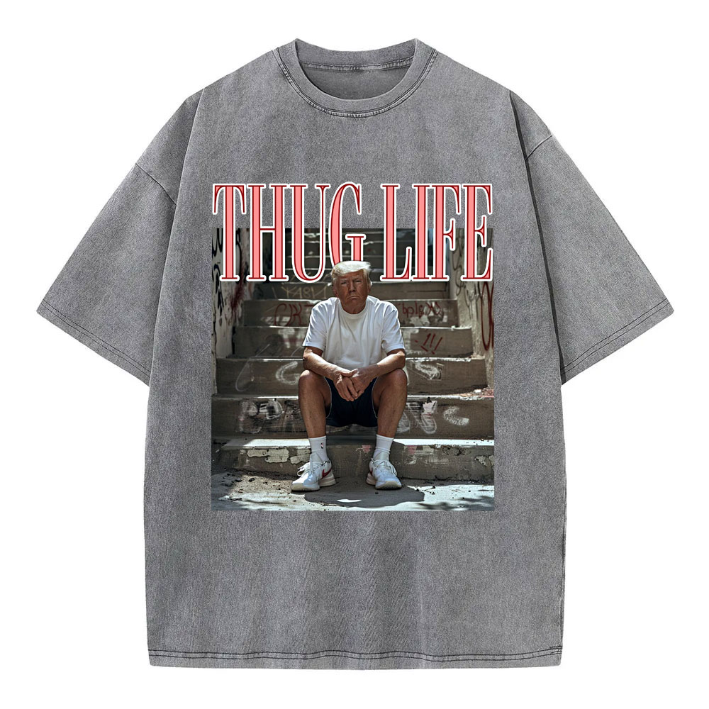 [Adults Tee] Funny Trump 2024, Thug Life