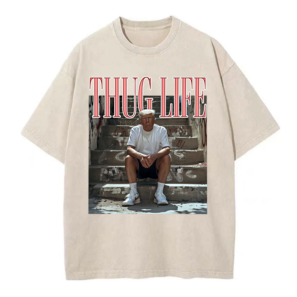 [Adults Tee] Funny Trump 2024, Thug Life