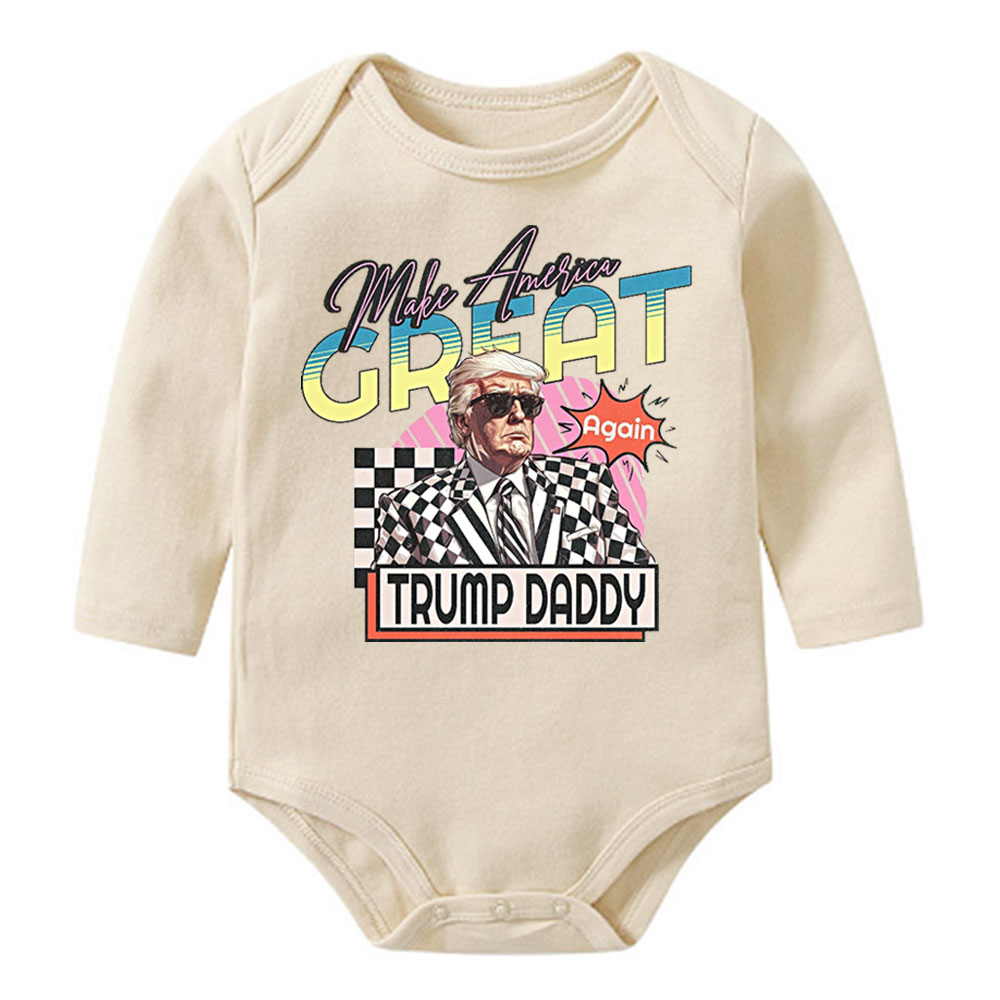 [Baby Onesie & Kids Tee] Make America Great Trump Daddy 2024