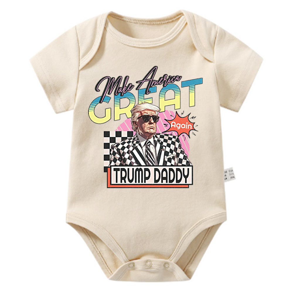[Baby Onesie & Kids Tee] Make America Great Trump Daddy 2024