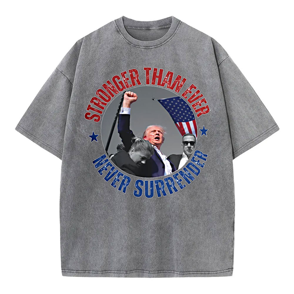 [Adults Tee] Never Surrender, Trump 2024 Butler Rally
