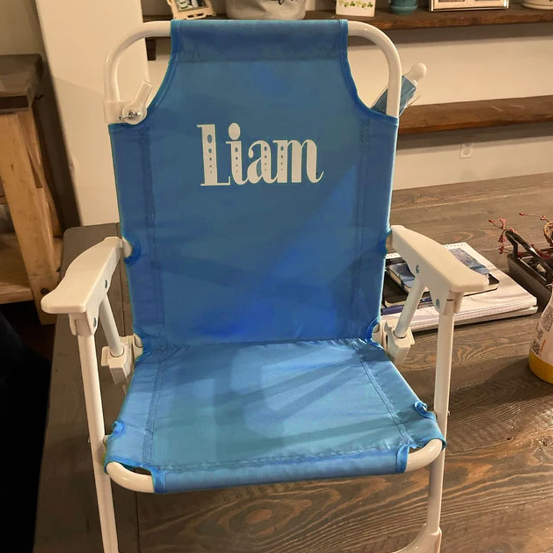 Personalized Toddler Beach Chair and Umbrella Set