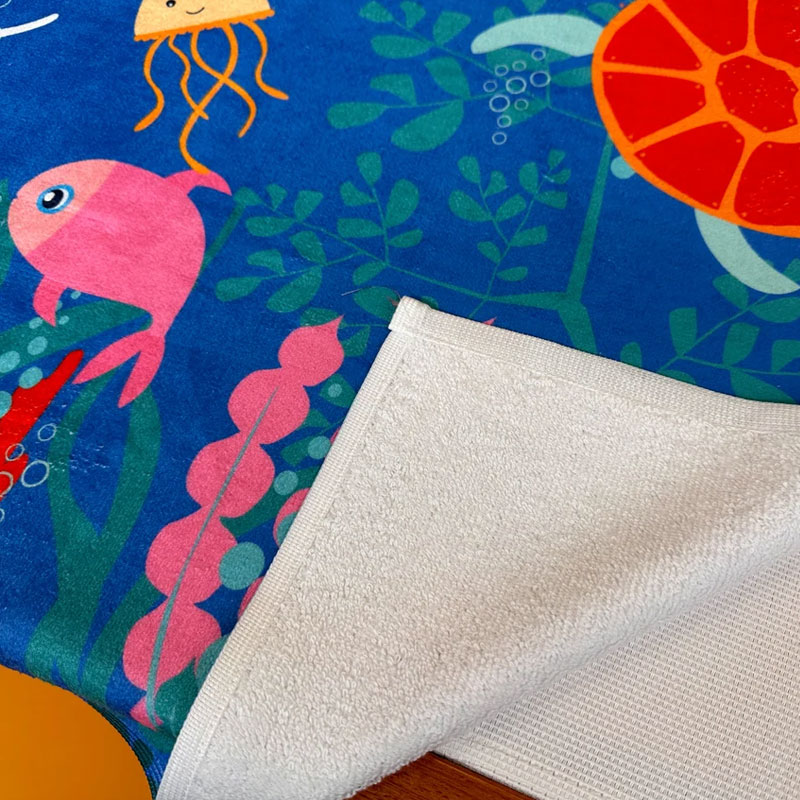 Personalized Pool Towel with Your Name, Custom Kids Beach Towels