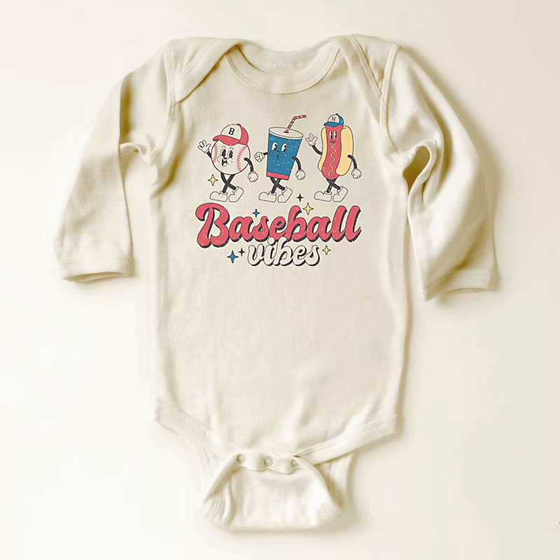 Baseball Vibes Toddler Shirt
