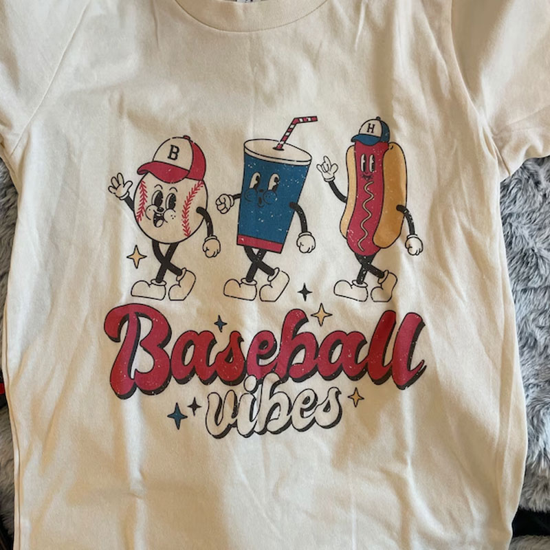 Baseball Vibes Toddler Shirt