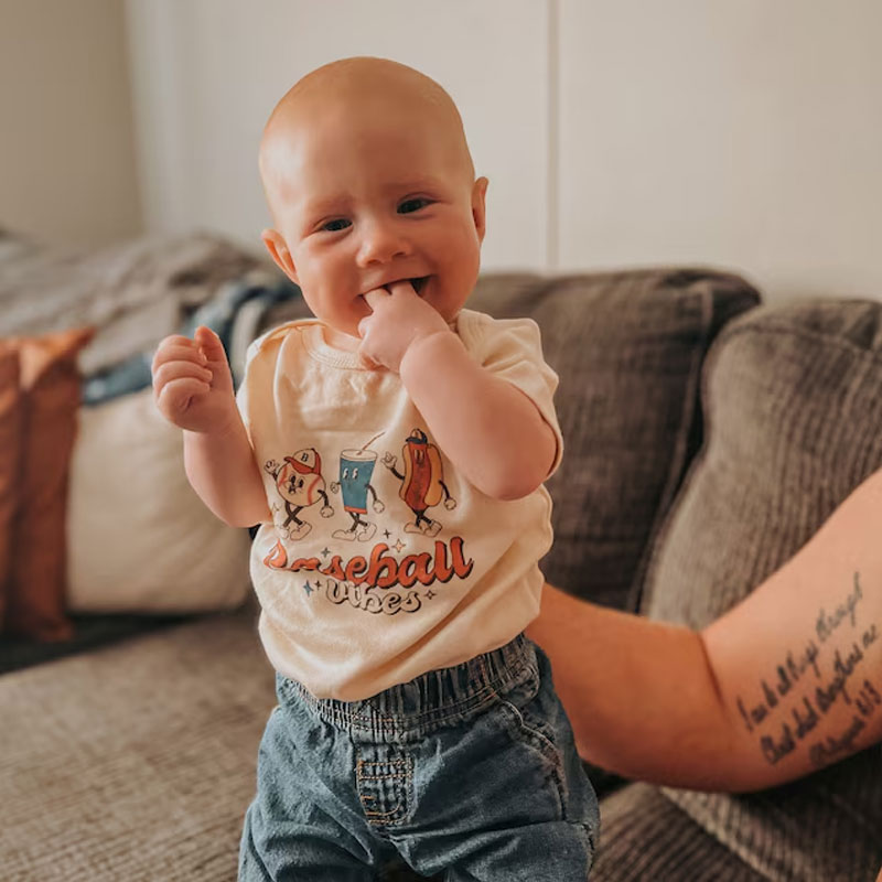 Baseball Vibes Toddler Shirt