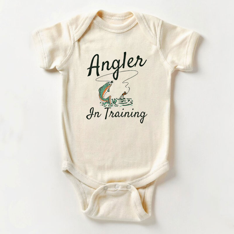 Angler in Training Infant Rib Bodysuit, Pregnancy Announcement