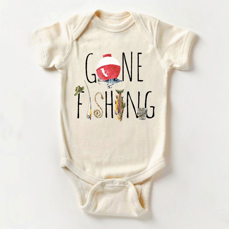 Gone Fishin' Biggest Catch Baby Onesie