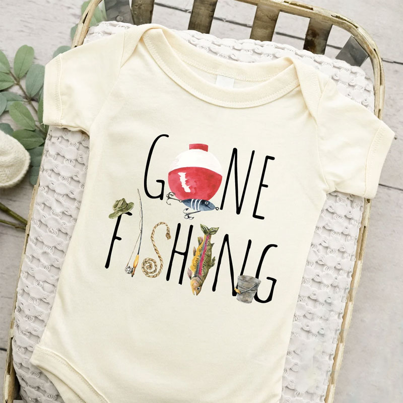 Gone Fishin' Biggest Catch Baby Onesie