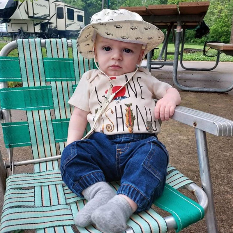 Gone Fishin' Biggest Catch Baby Onesie