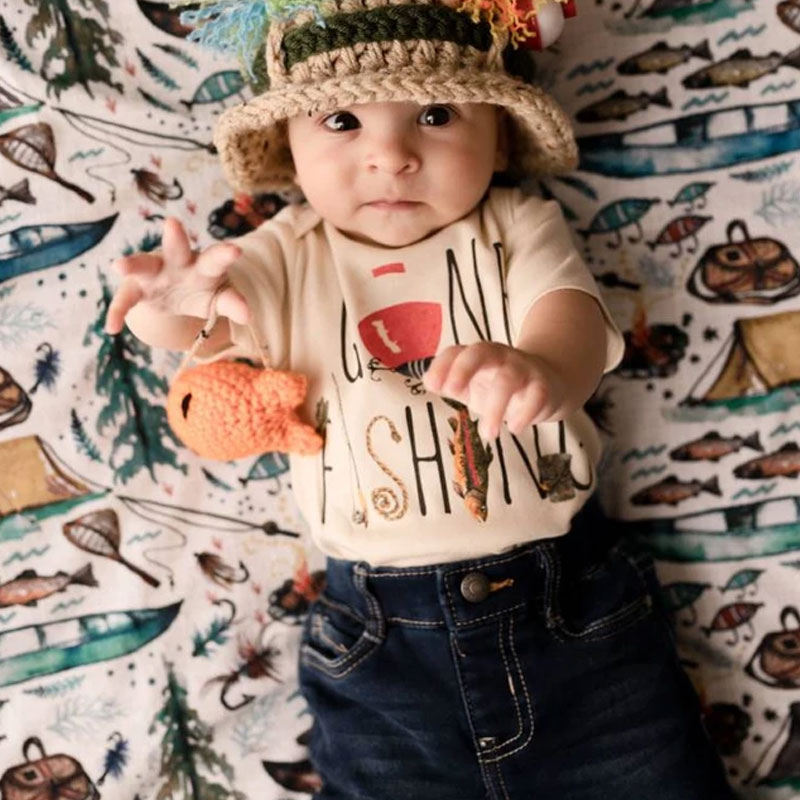 Gone Fishin' Biggest Catch Baby Onesie