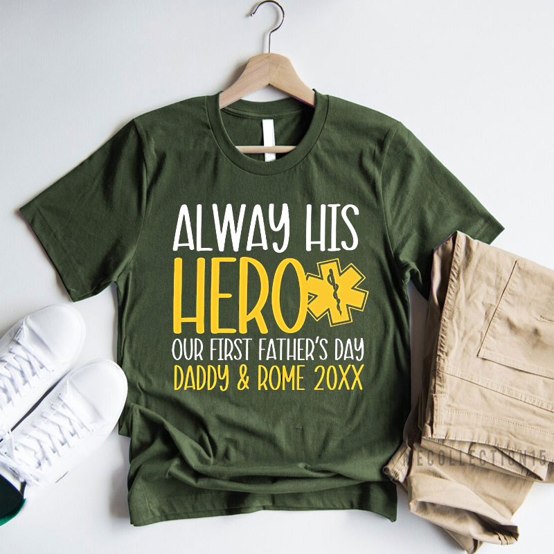 [Baby Bodysuit]Custom OUR FIRST FATHER'S DAY Baby Bodysuit
