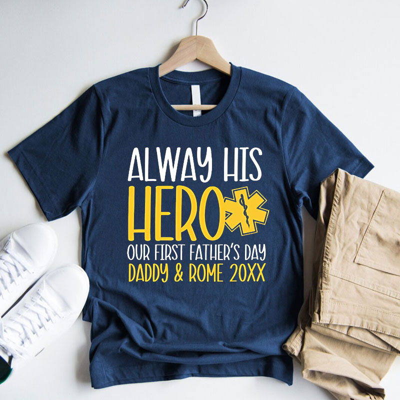 [Baby Bodysuit]Custom OUR FIRST FATHER'S DAY Baby Bodysuit