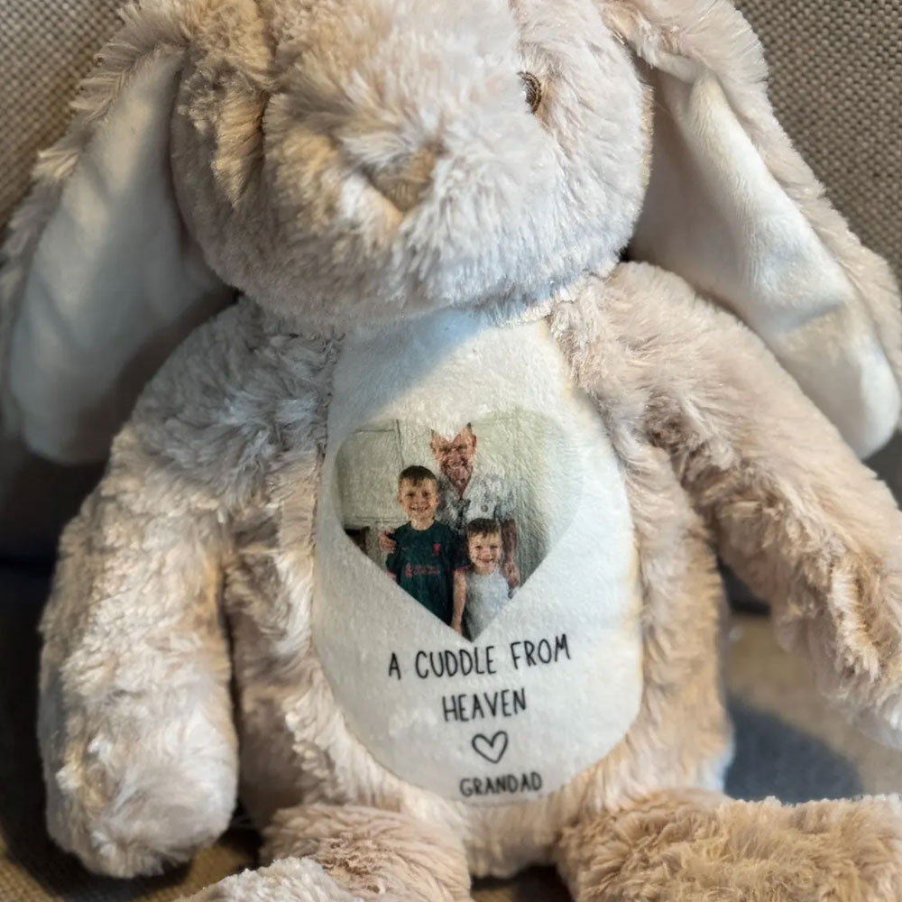 Personalized Memory Bunny A Cuddle From Heaven Gift