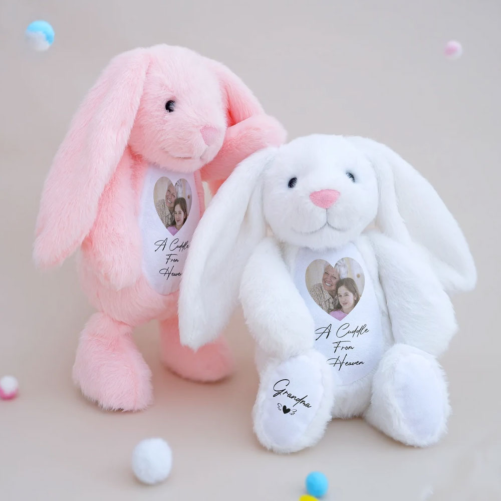 Personalized Memory Bunny A Cuddle From Heaven Gift