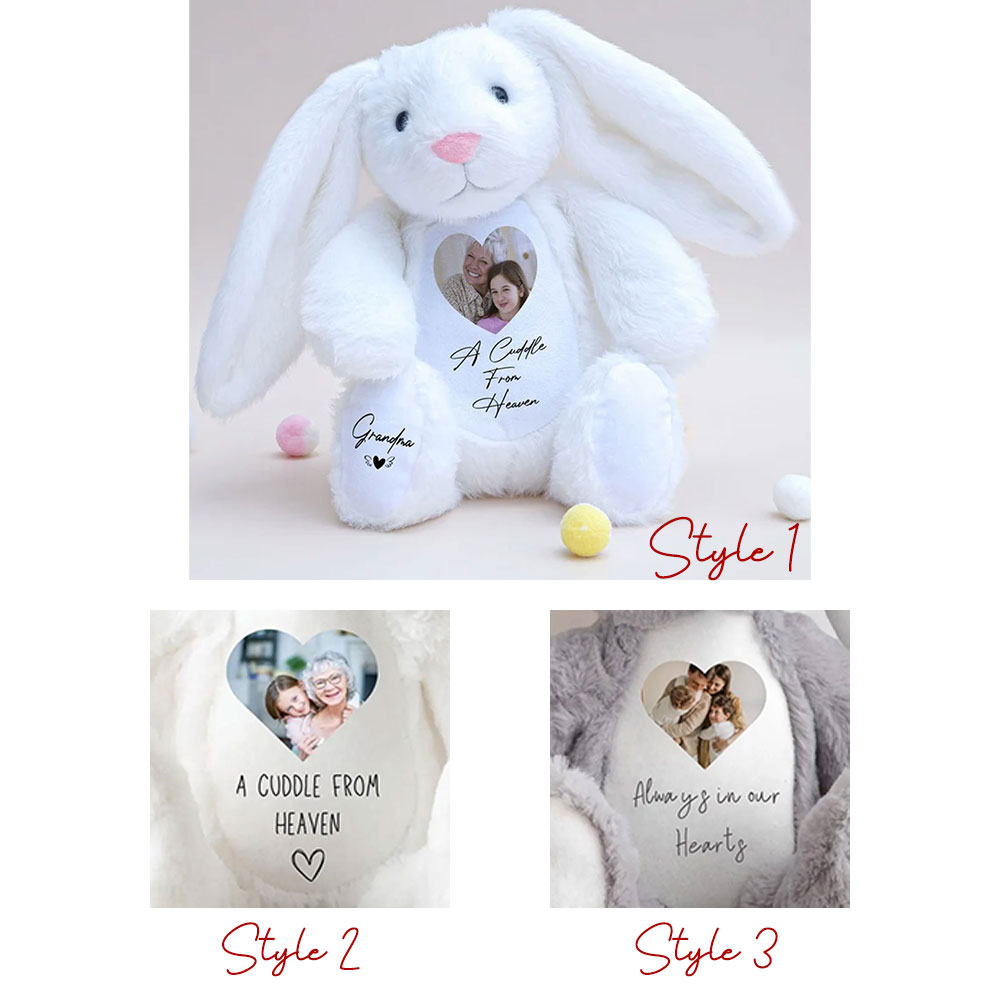 Personalized Memory Bunny A Cuddle From Heaven Gift