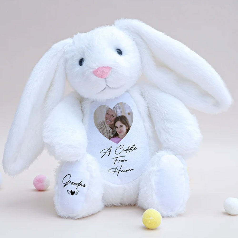 Personalized Memory Bunny A Cuddle From Heaven Gift