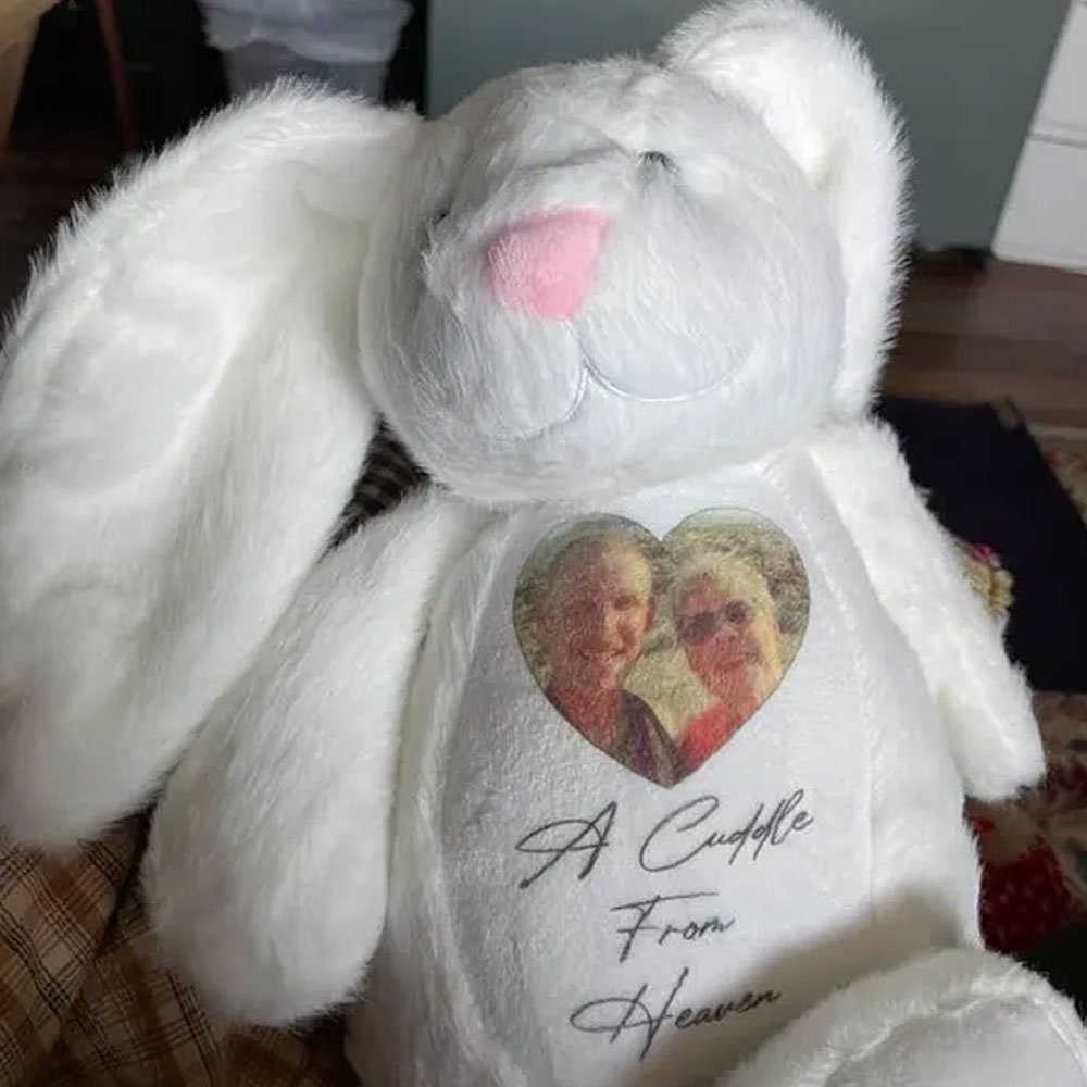 Personalized Memory Bunny A Cuddle From Heaven Gift