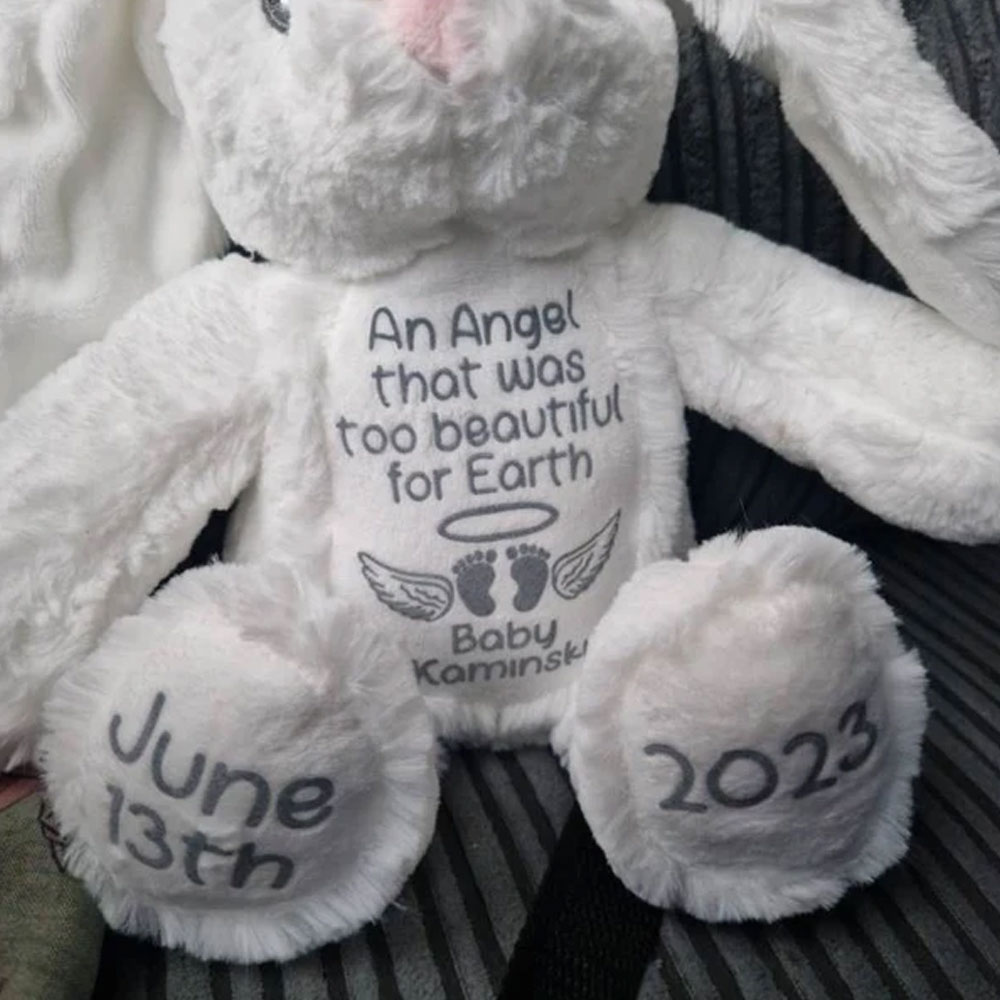 Baby Loss Memorial, Miscarriage Keepsake Flush Bunny