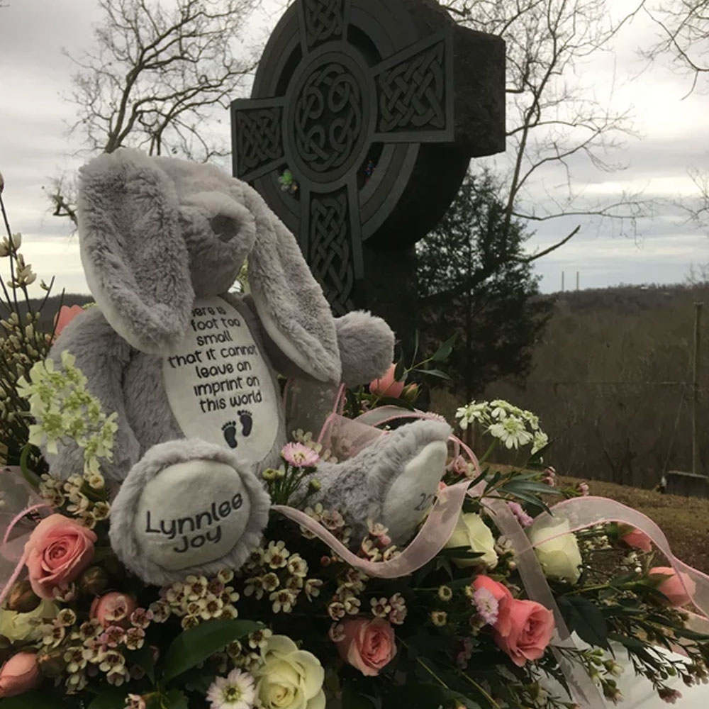 Baby Loss Memorial, Miscarriage Keepsake Flush Bunny