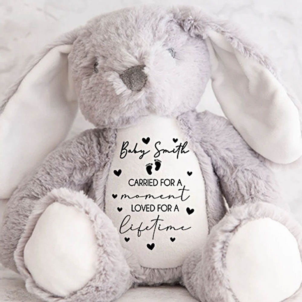 Personalised Baby Loss Bunny Miscarriage Angel Baby Memorial Keepsake