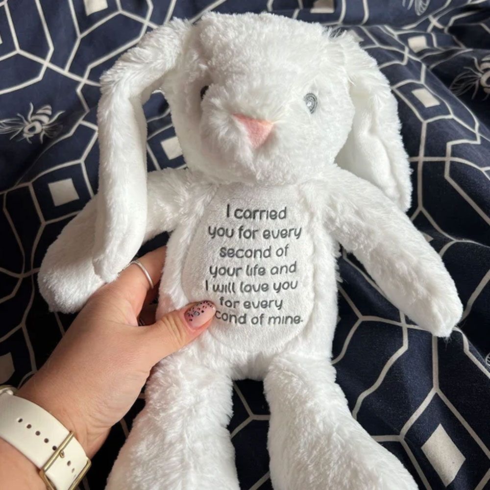 Baby Loss Memorial, Miscarriage Keepsake Flush Bunny