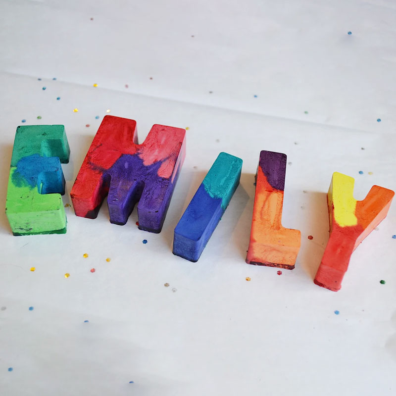 Personalized Name Crayons, NAME Crayons for Kids in a Gift Box