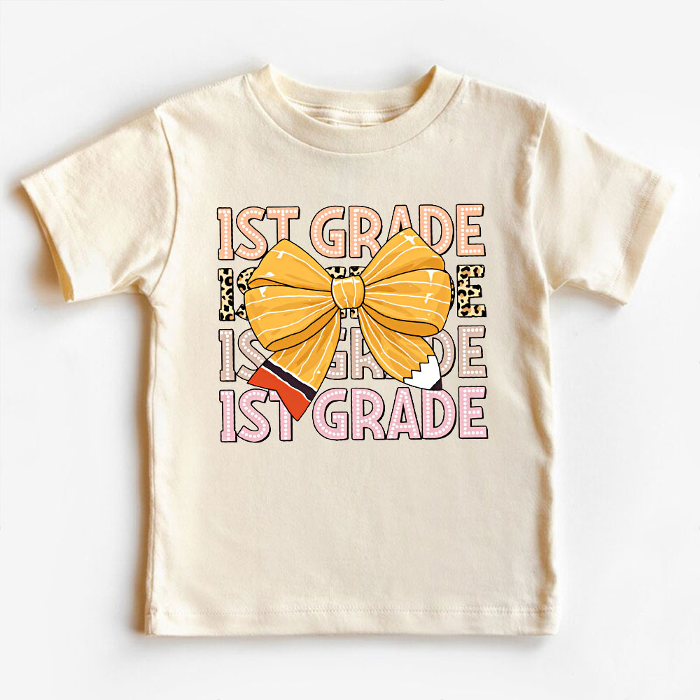 Pencil Coquette Bow Grade Tees
