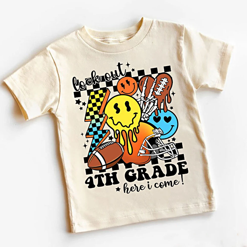 Look Out Back To School Grade Tees for Cool Boy