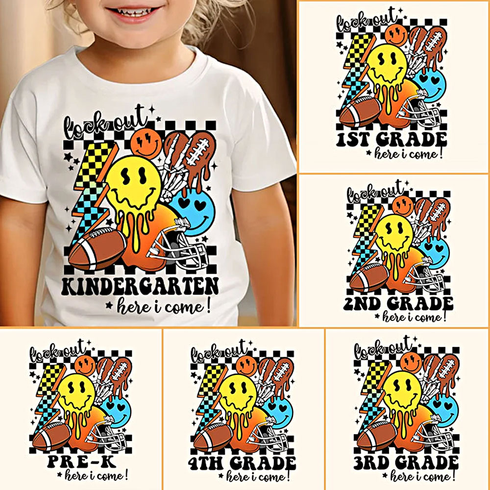Look Out Back To School Grade Tees for Cool Boy