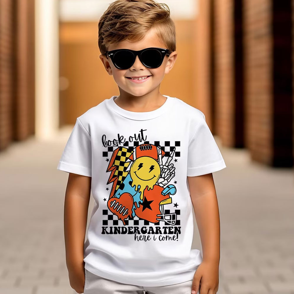 Look Out Football Back To School Grade Tees