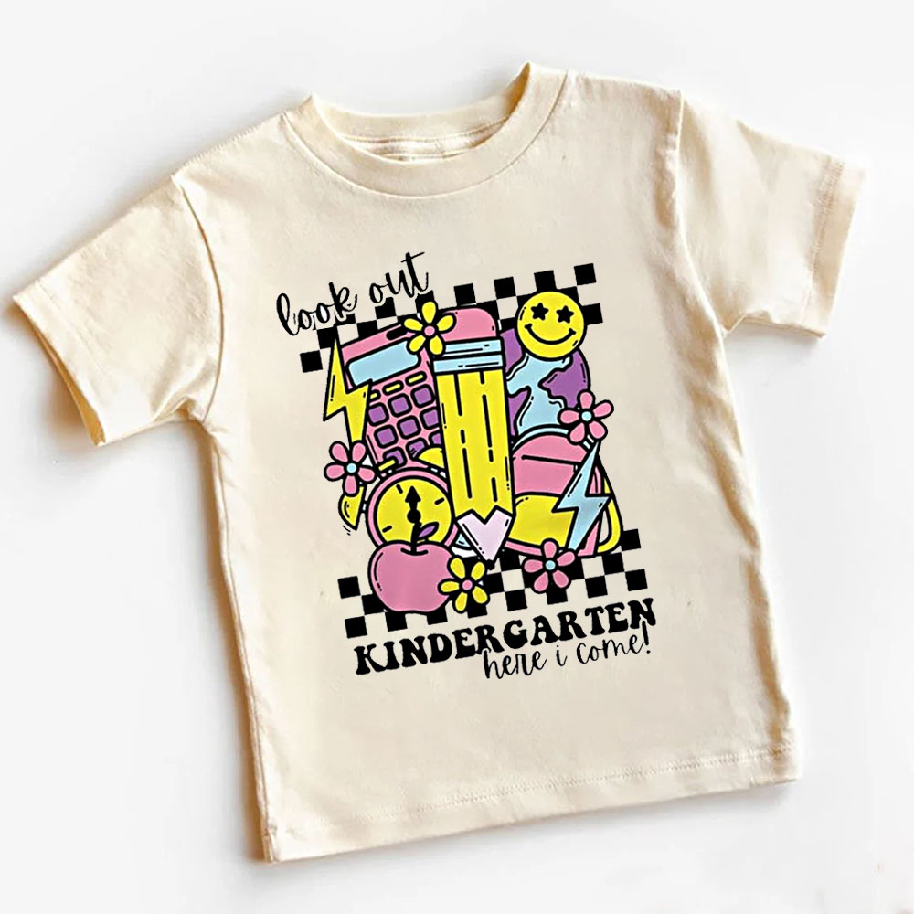 Cool Girl Look Out Back To School Grade Tees