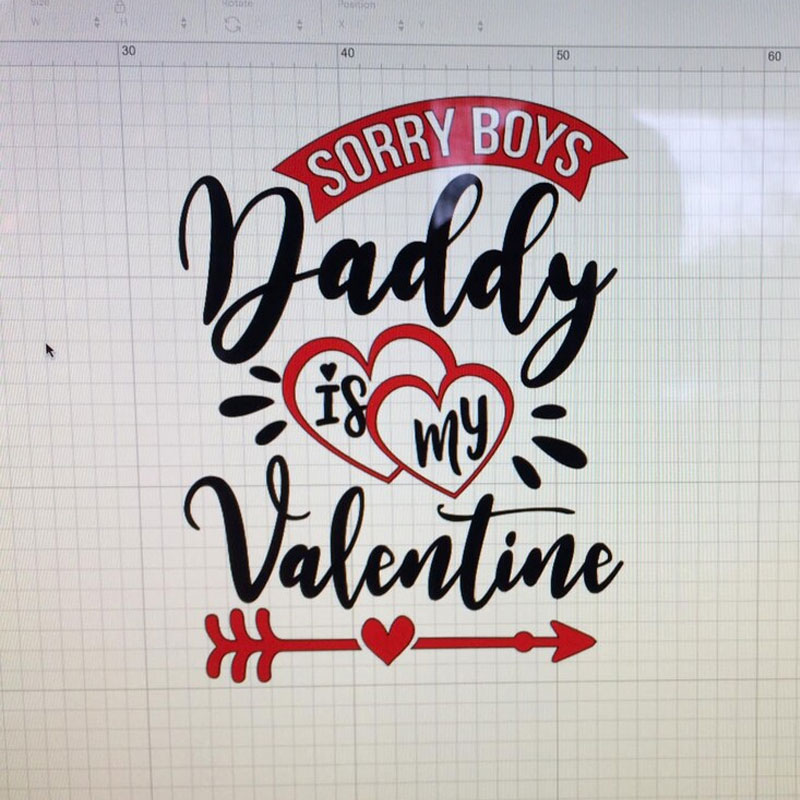 Sorry Boys Daddy Is My Valentine, Custom Kids Valentine T-shirt
