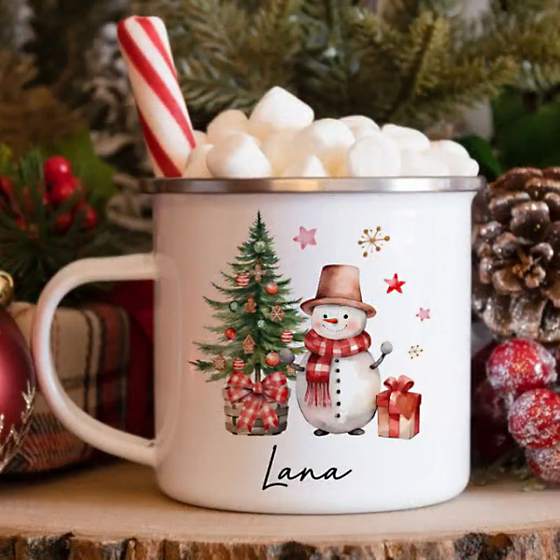 Personalized Christmas Childrens Hot Chocolate Mug