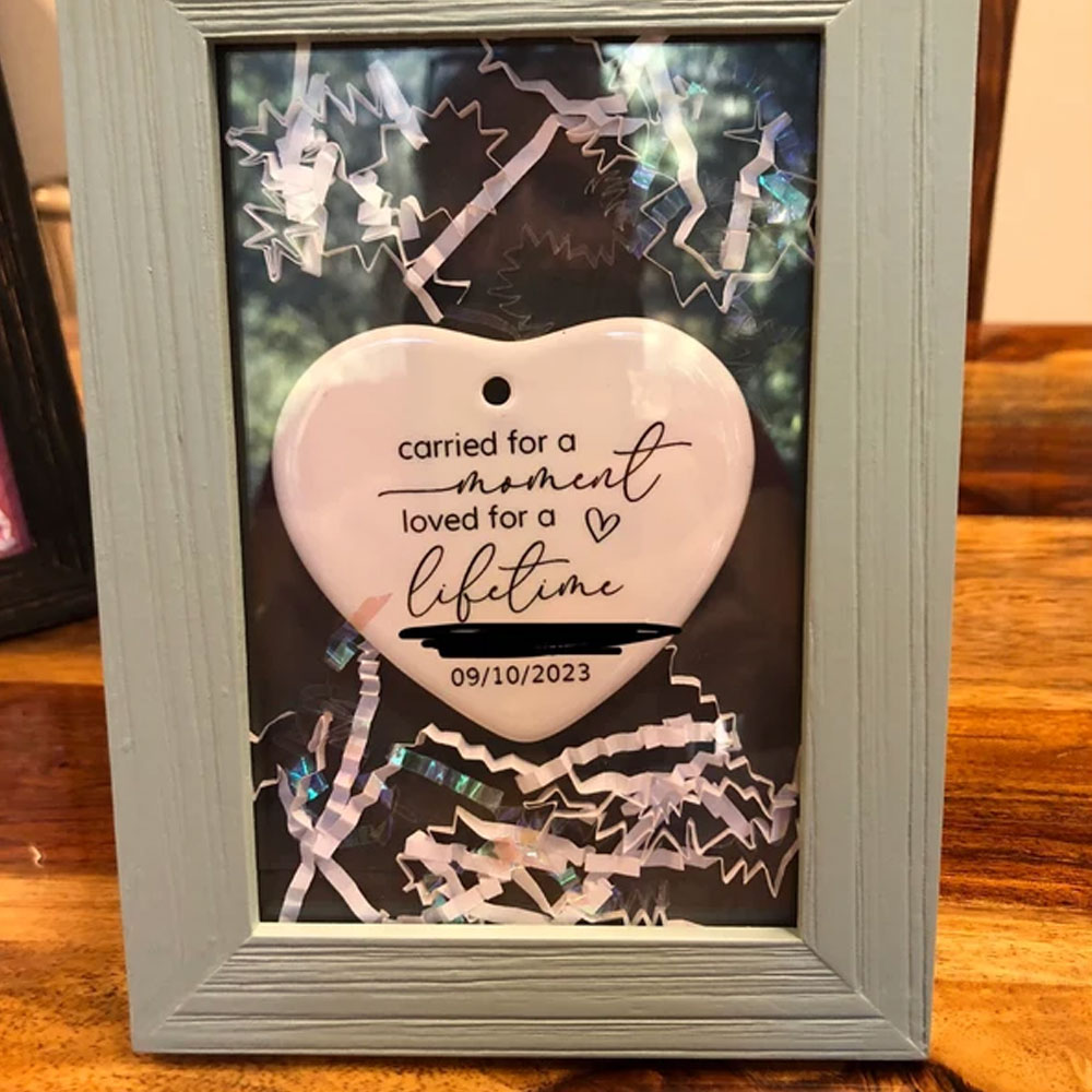 Personalized Miscarriage Ornament, Infant Loss, Baby Memorial