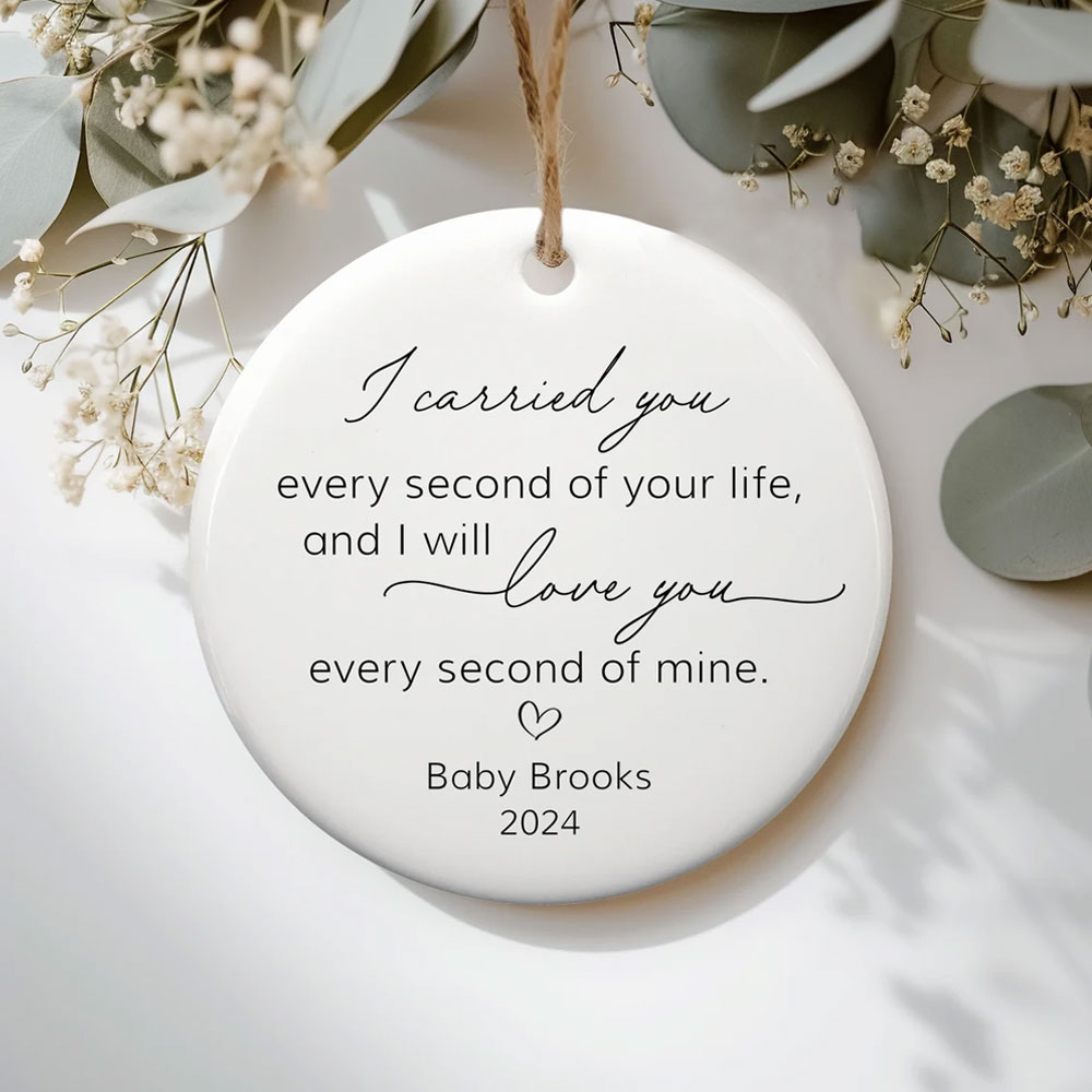 Personalized Miscarriage Ornament, Infant Loss, Baby Memorial