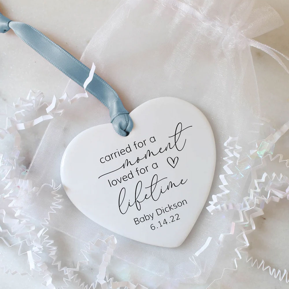 Personalized Miscarriage Ornament, Infant Loss, Baby Memorial