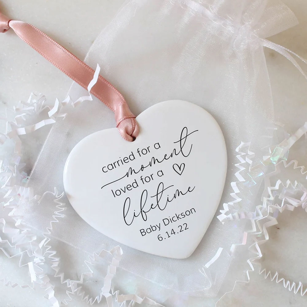 Personalized Miscarriage Ornament, Infant Loss, Baby Memorial
