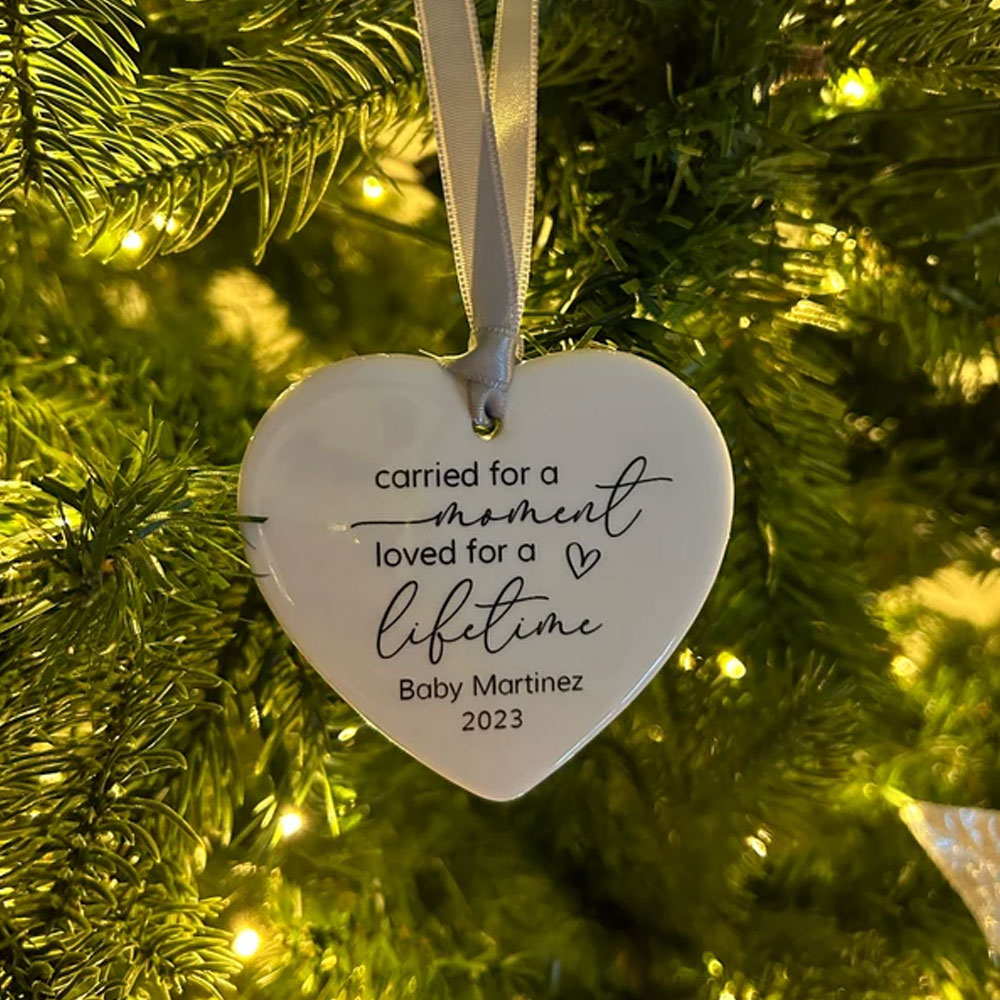 Personalized Miscarriage Ornament, Infant Loss, Baby Memorial