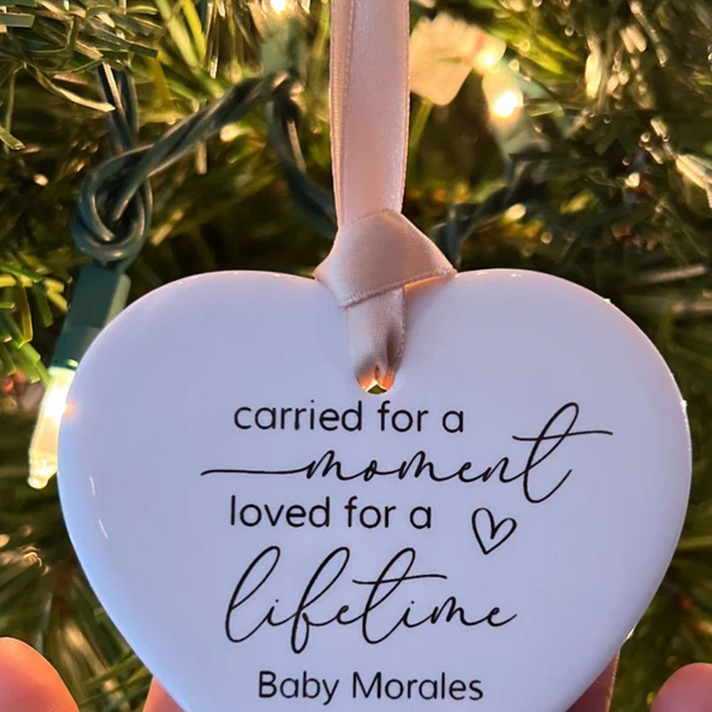 Personalized Miscarriage Ornament, Infant Loss, Baby Memorial