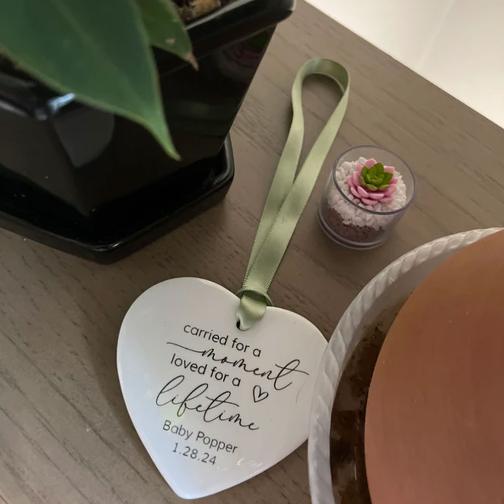 Personalized Miscarriage Ornament, Infant Loss, Baby Memorial