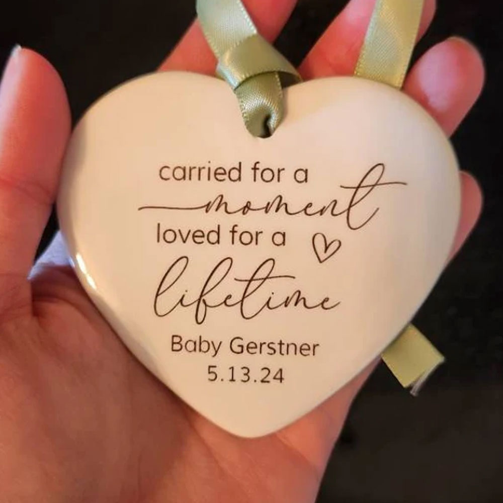 Personalized Miscarriage Ornament, Infant Loss, Baby Memorial