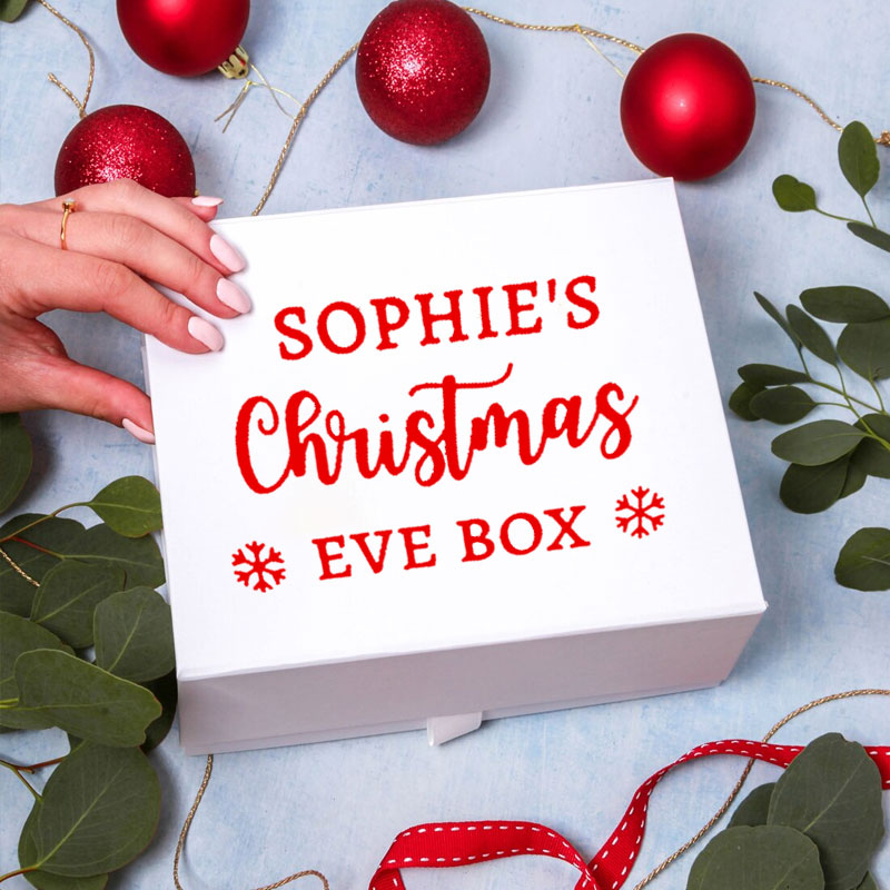 Personalised Christmas Eve Box with Child's Name