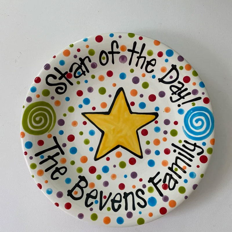 Personalized Family Special Day Celebration Plate