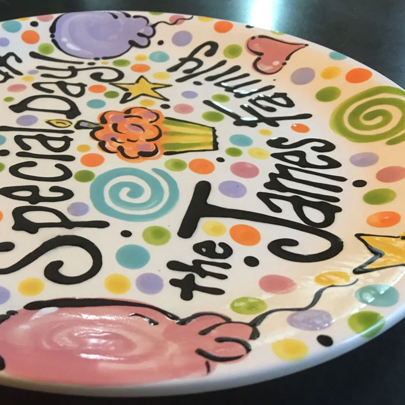 Personalized Family Special Day Celebration Plate