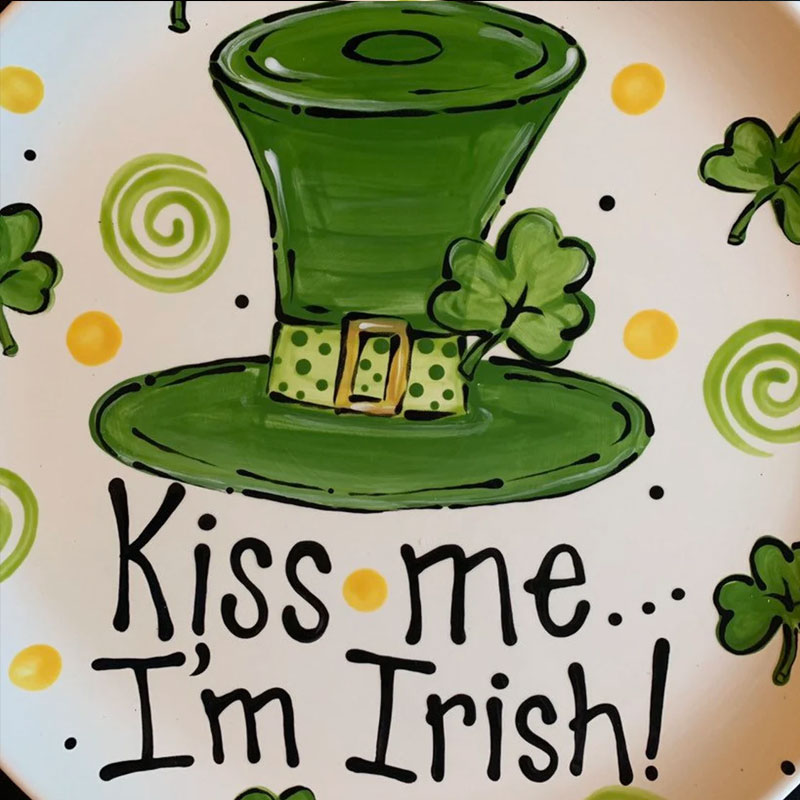Baby and Kids St. Patty's Day Celebration Plate